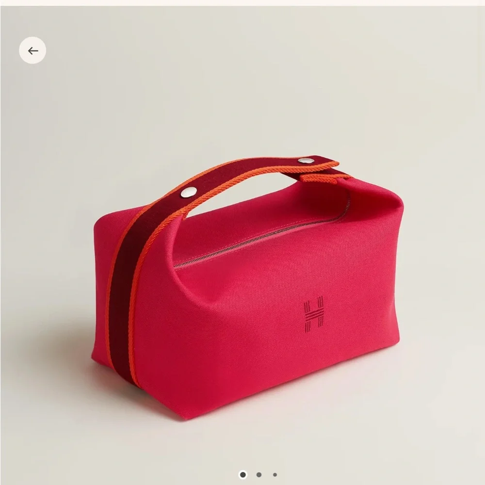 Hermes Bride de Brac Case, Hisbiscus,  GM size - Picture 2 of 6